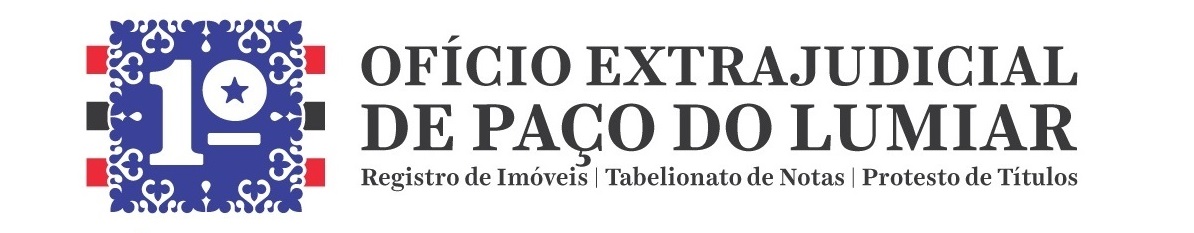 CARTÓRIO 1º OFÍCIO EXTRAJUDICIAL DE PAÇO DO LUMIAR